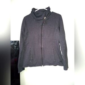 Dark Gray Zip-Up Jacket Tuff Athletic Size m